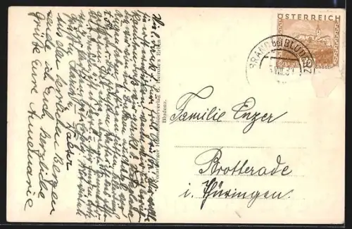 AK Brand, Ortsansicht mit Kirche