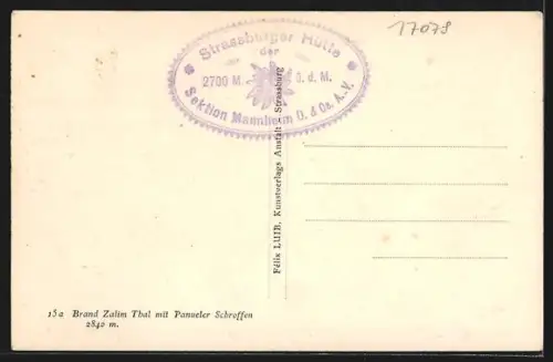 AK Brand, Zalim Tal mit Panüler Schrofen