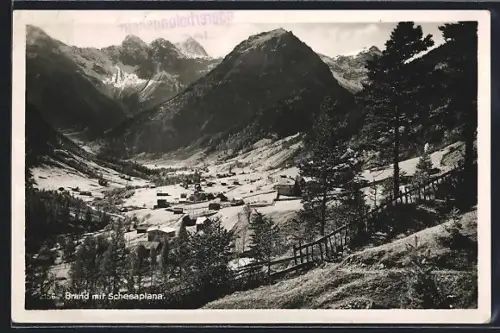 AK Brand, Teilansicht mit Schesaplana