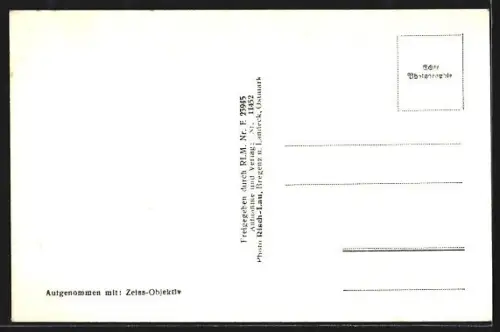 AK Brand b. Bludenz, Winterliche Ortsansicht mit Scesaplana