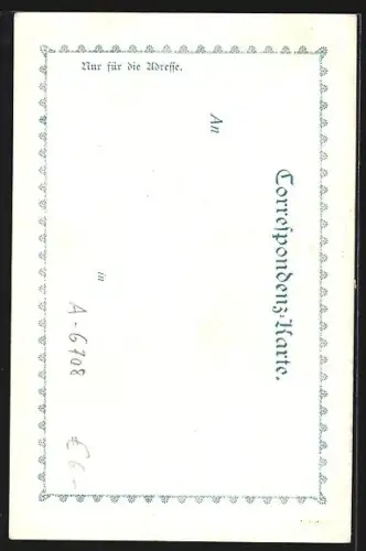 Künstler-AK Brand, Brandner Tal mit Scesaplana und Mottenkopf aus der Vogelschau