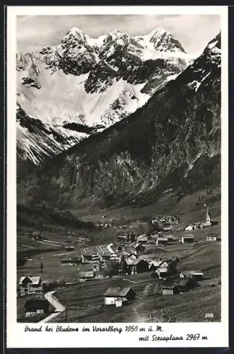 AK Brand, Totalansicht mit Scesaplana