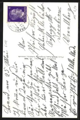 AK Brand /Vorarlberg, Ortsansicht g. Panüler Schrofen