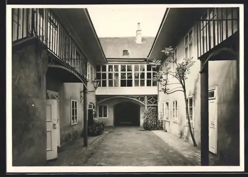 AK Wien, Franz Schuberts Geburtshaus, Nussdorferstrasse 54, Hofansicht
