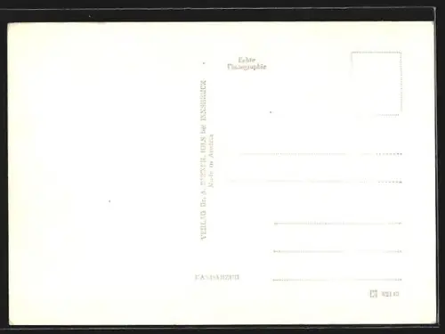 Foto-AK Adalbert Defner: Frauenstein, Blick zum Schloss