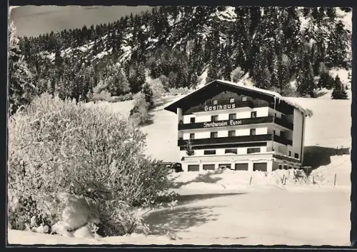 AK Walchsee-Durchholzen, Gasthaus-Sportpension Tyrol im Winter