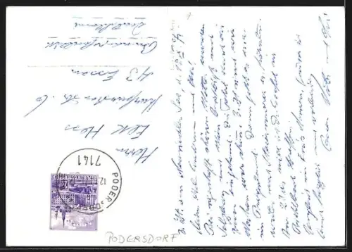 AK Podersdorf, Bootsvermietung-Pension Zum Goldenen Anker, Segelboote