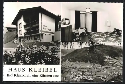 AK Bad Kleinkirchheim / Kärnten, Pension Haus Kleibel, Ortspanorama