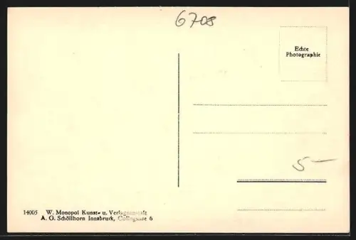 AK Brand /Vorarlberg, Kirche mit Scesaplana-Panorama