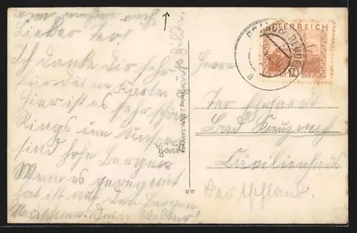 AK Brand /Vorarlberg, Ortspanorama mit Kirche