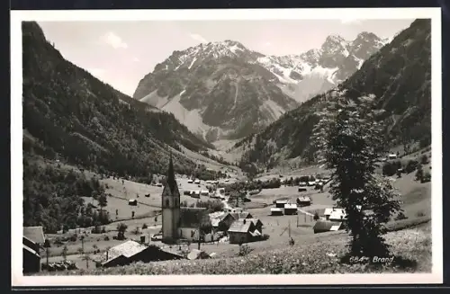 AK Brand, Ortsansicht vom Berg aus