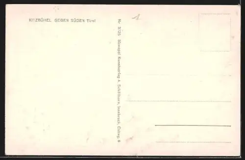 AK Kitzbühel, Totalansicht gegen Süden