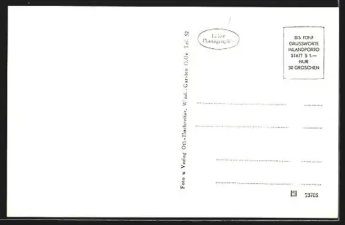 AK Windischgarsten, Teilansicht mit Pyhrgas aus der Vogelschau