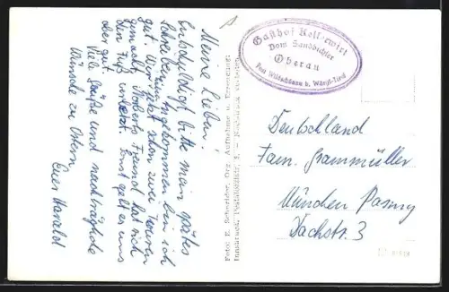 AK Oberau, Gesamtansicht mit Kirche