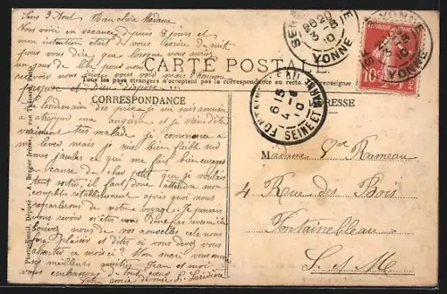 AK Ouzouer-s-Trézée /Loiret, Grande Rue Descendante