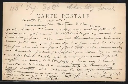 AK Cercottes /Loiret, Mairie et Écoles communales