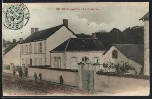 AK Neuville-aux-Bois, Les Écoles libres