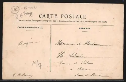 AK Châlette-Vésines, La Grande-Rue et la Place