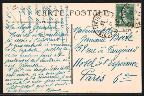 AK La Ferté-Saint-Aubin /Loiret, Le Boulevard du Chemin de Fer