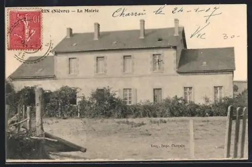 AK Charrin /Nièvre, La Mairie