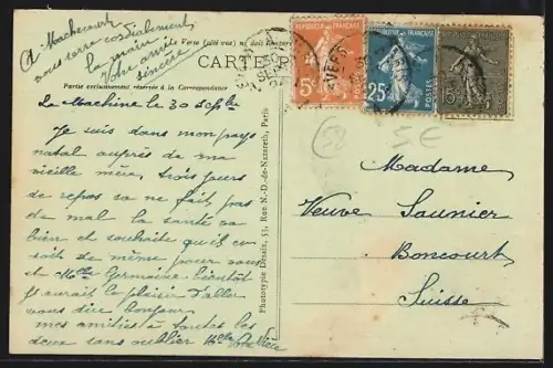 AK La Machine /Nièvre, Bas du Bourg