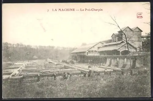AK La Machine, Le Pré-Charpin et installations industrielles