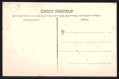 AK Corbigny, Café des Barrières avec des habitants devant l`entrée