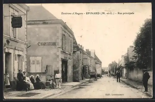 AK Epinard /M.et-L., Rue principale