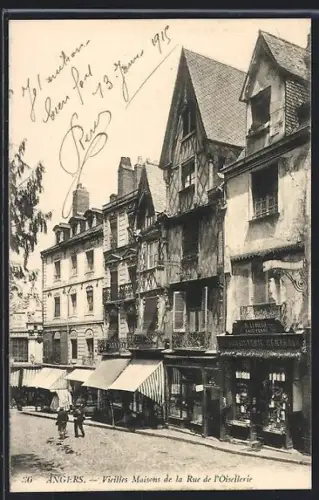 AK Angers, Vieilles Maisons de la Rue de l`Oisellerie