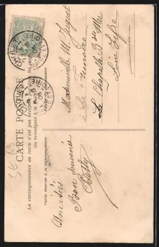 AK Cholet, Souvenir du Concours de Musique 1906 avec illustrations historiques