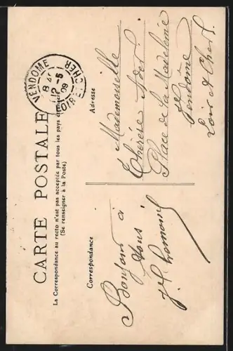 AK Saumur, Souvenir illustré avec motifs floraux et paysages