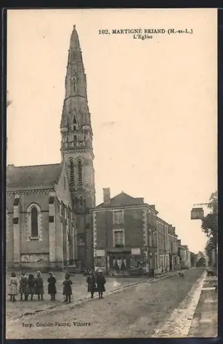AK Martigné-Briand /M-et-L, L`Église