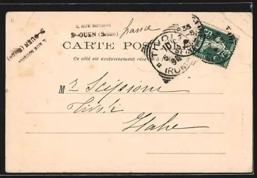 AK Saumur, Rue d`Orléans animée avec boutiques et passants