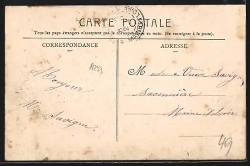 AK Baugé /M.-et-L., Pensionnat Saint-Joseph