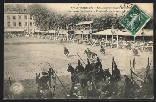 AK Saumur, Carrousel militaire à l`école d`application de cavalerie