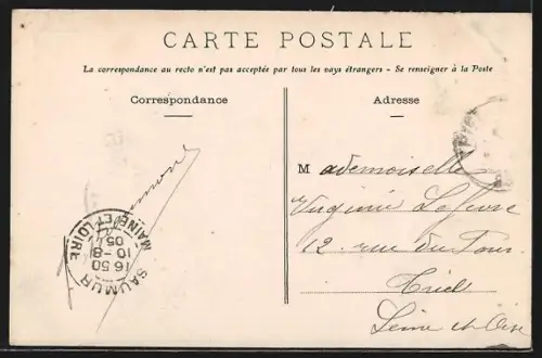 AK Saumur, Souvenir de Saumur avec vues des monuments et paysages locaux