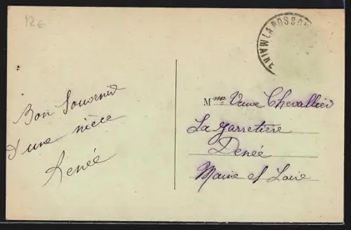 AK L`Alleud-de-la-Poissonnière /M.-et-L., Vue panoramique du village et des environs