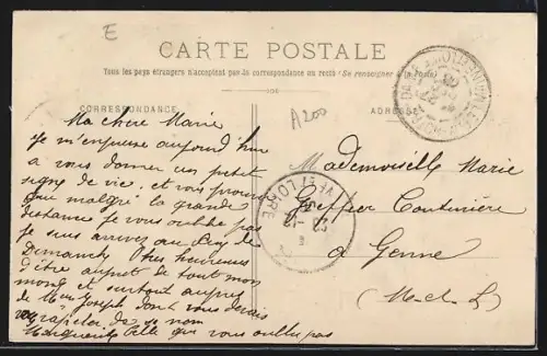 AK Puy-Notre-Dame, Bons Souvenirs illustrés de scènes et fleurs