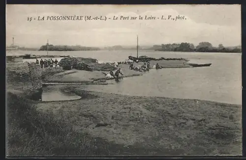 AK La Possonnière /M.-et-L., Le Port sur la Loire