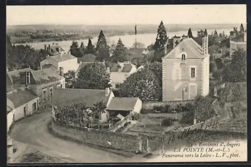 AK La Pointe /M.-et-L., Panorama vers la Loire