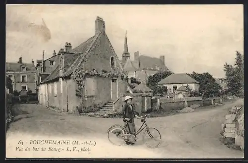 AK Bouchemaine /M.-et-L., Vue du bas du Bourg