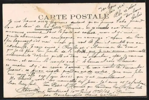 AK Pruniers /M.-et-L., Entrée du Bourg