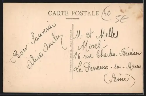 AK Aire-sur-l`Adour /Landes, Place du Pont