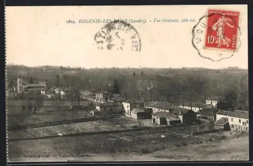 AK Eugénie-les-Bains, Landes, Vue Générale, côté est