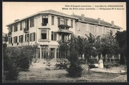 AK Hossegor, Hôtel du Parc, vue du jardin