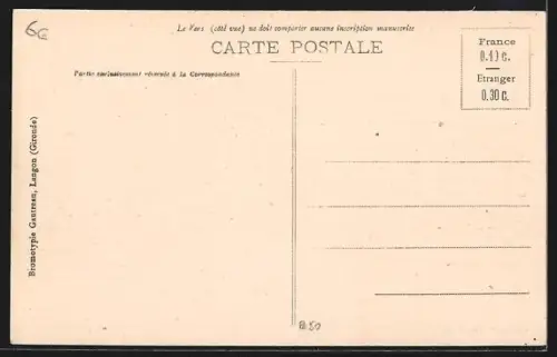 AK Roquefort /Landes, Quartier du Pisque