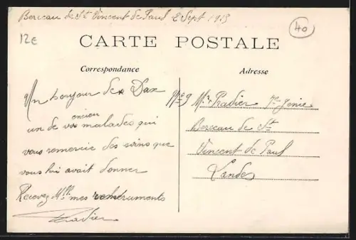 AK St-Vincent-de-Paul, Plaine de l`Adour pendant les inondations annuelles