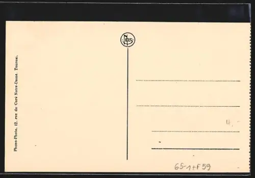 AK Roubaux, La Gare, Bahnhof