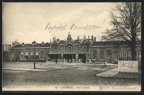 AK Cambrai, Gare annexe, Bahnhof