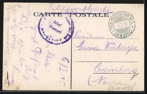 AK Roubaix, La Gare, Bahnhof